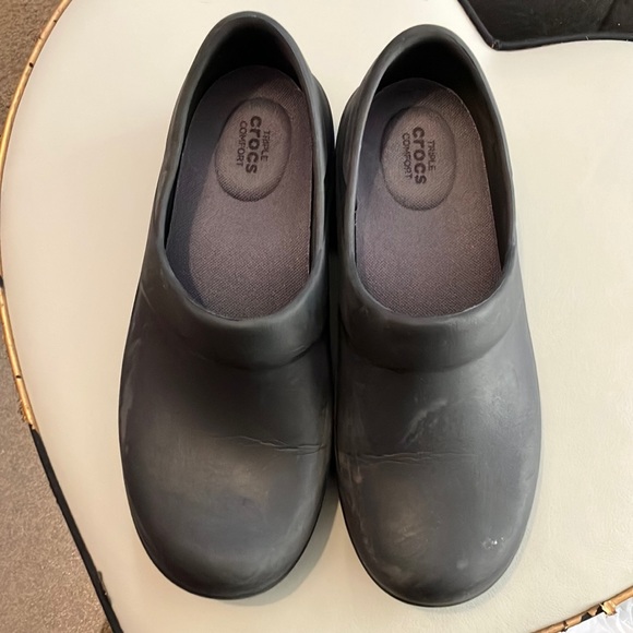 Crocs at work professional clogs nursing healthcare shoes men’s 8 women’s 10 - Picture 2 of 4